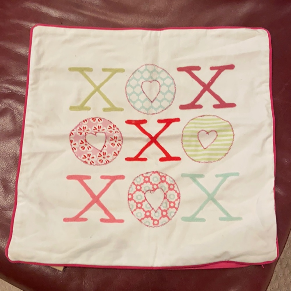 XOXO PB Teen decorative pillow cover